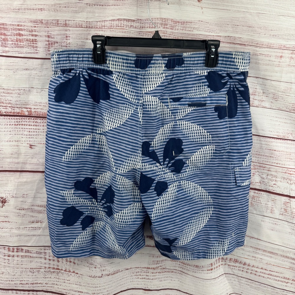 Tommy Bahama Relax Shorts Mens Large Blue Floral Board Shorts Swim Trunks Linned - Picture 6 of 8